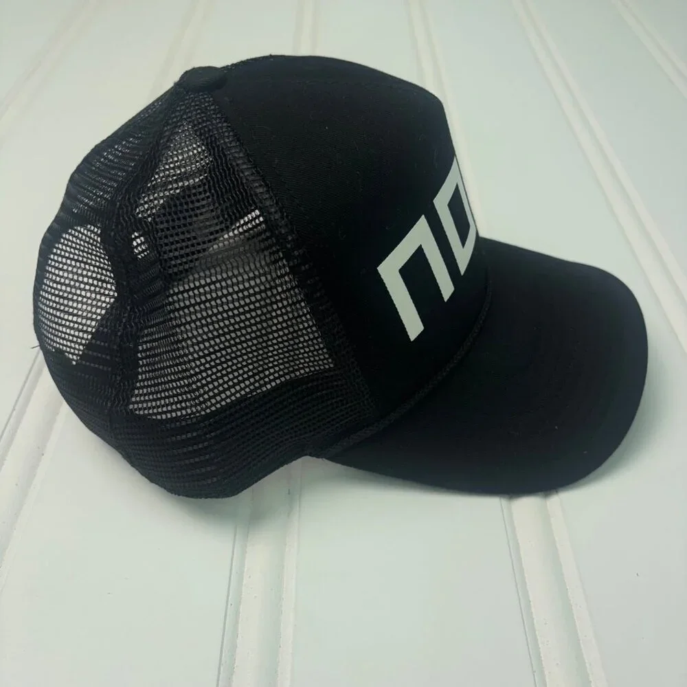 Women's New Era Black New Orleans Saints McGee Trucker 9FORTY Adjustable Hat - Picture 5 of 9